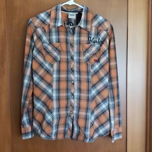 Harley Davidson plaid shirt